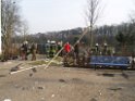 Gartenhaus in Koeln Vingst Nobelstr explodiert   P053